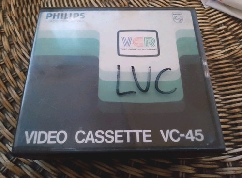 Vintage philips vcr video - philips,