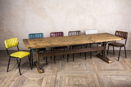 Large rustic dining table - rustic,
