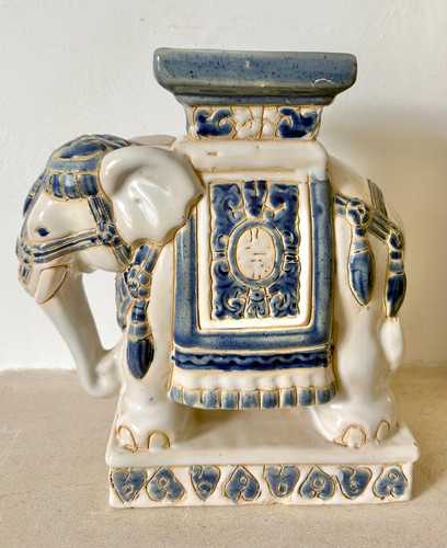 Ceramic elephant plant - ceramic,