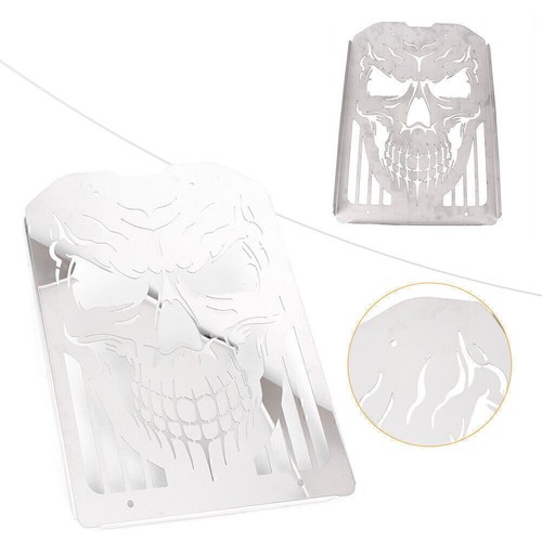 Racing skull polished radiator - polished,
