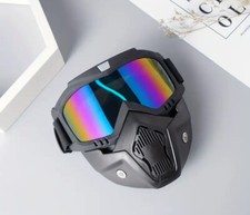 Detachable Goggles Face Mask Winter Sport Snowboard Ski Snowboard ATV XC Eyewear