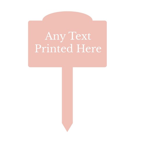 Personalised aluminium garden - personalised,