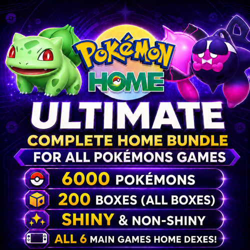 Pokemon home living dex 6000 - pokemon,