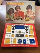 Vintage Meccano Set 3, from 1976, 100% Complete in Original Box (D)