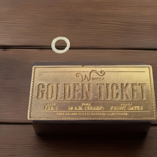 Willy wonka golden - , ticket
