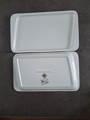 White zeller melamine tray - zeller,