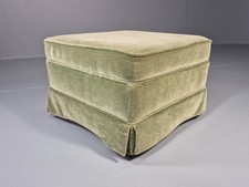 Vintage 1970s footstool pouffe - vintage,