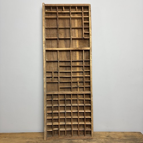 Vintage wooden printers tray - tray,