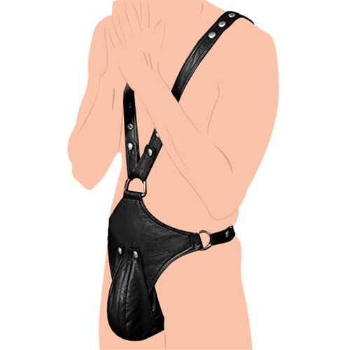 Leather sexy chest body - sexy,