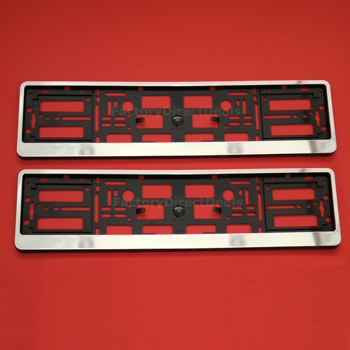 Gloss chrome number plate - gloss,