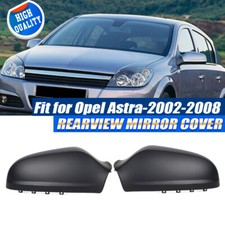 Pair For Vauxhall Astra H 2004-2009 Side Door Wing Mirror Cover Cap Case Primer