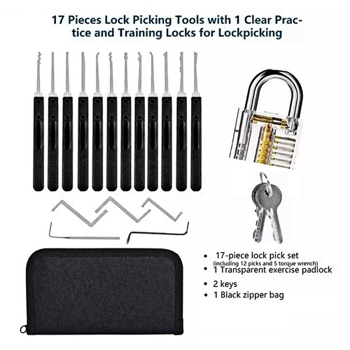 18x practice picktools padlock - 18x,