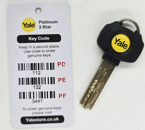 Yale platinum key pe pf - platinum, (pd/pe/pf