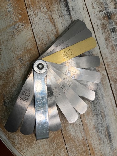 Vintage tools feeler gauge - vintage,