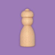 7cm (70mm) Wooden Peg Doll