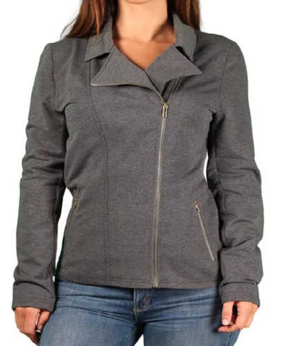 Ladies moto zip - jacket, womens