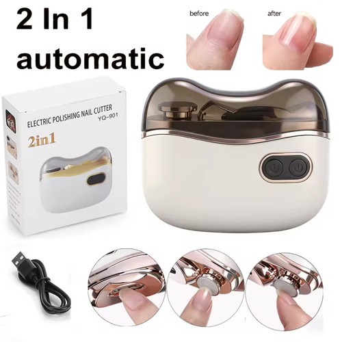 Electric nail clippers 2in1 - nail,