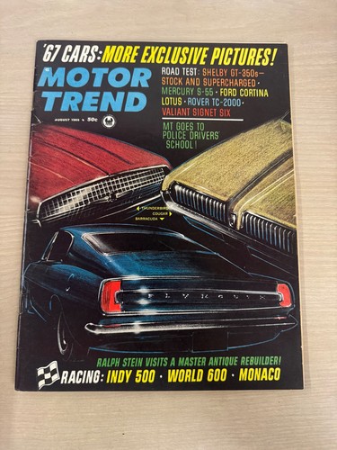 Motor trend magazine - trend, august