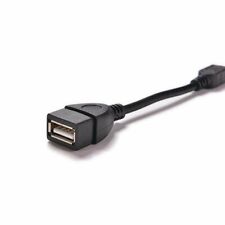 5Pin Mini Male To USB 2.0 Type A Female OTG Host Adapter Cable Phone Camera 10cm