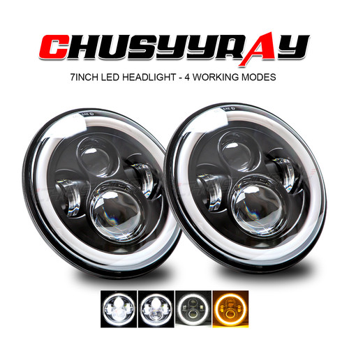 Inch led headlights - inch, halo