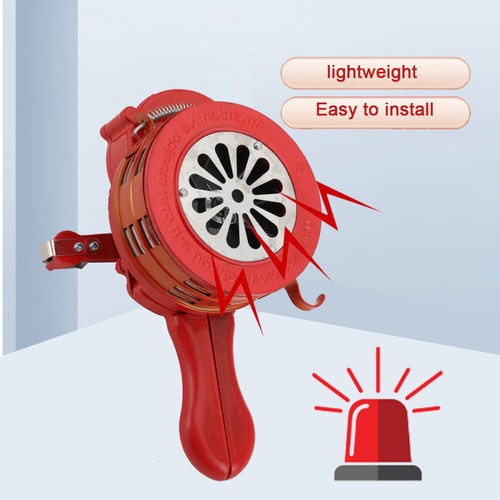 Hand crank siren horn - hand,