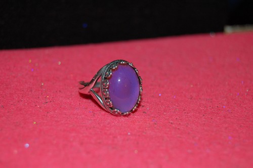 Flower surround mood ring - flower,