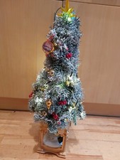 The Bradford Exchange Snow-Kissed Holiday Snow Globe Xmas Tree Thomas Kinkade *