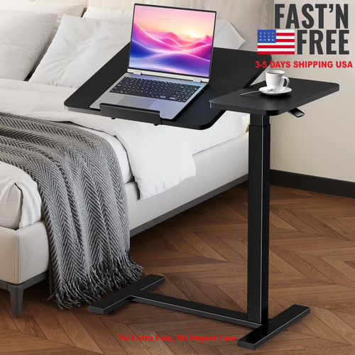 Adjustable overbed table - overbed,