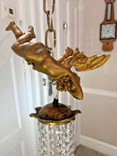 antique gilding flying cherub