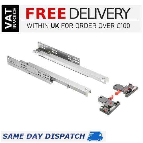 Soft close drawer runners - close,