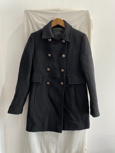 Zara black wool over - black, 50%