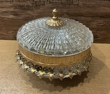 Vintage 9” Cut Glass Ceiling