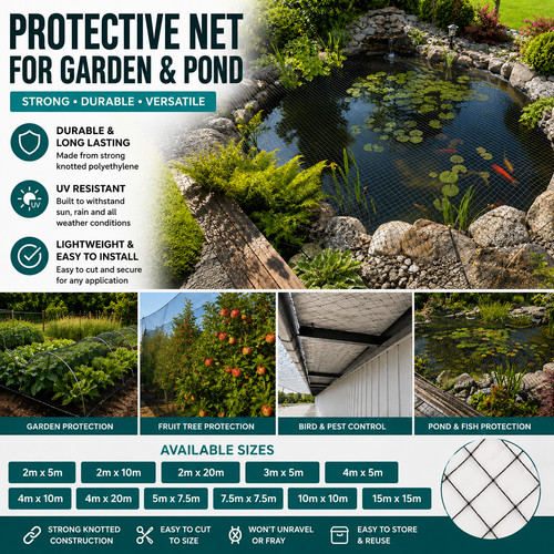 Bird netting for - netting, pond