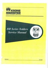 Krone Niemeyer Tedder HR301, 441, 451H, 521, 531H, 675DH, 821DH Workshop Service