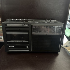 Vintage Philips 22AR092  Radio Cassette Recorder PLEASE READ