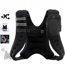 ZELUS Weighted Vest 4KG/5KG/7KG/13KG Weight Vest w Reflective Stripe