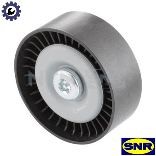 Deflectionguide pulley vribbed - pulley,