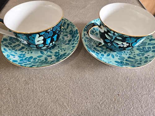 Night garden tea cup - "night,