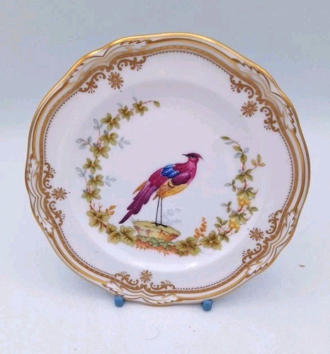 Spode chelsea bird side bread - side,