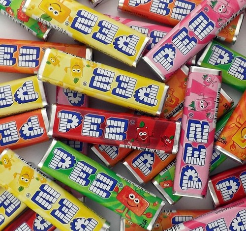 Pez fruit candy refills - pez,