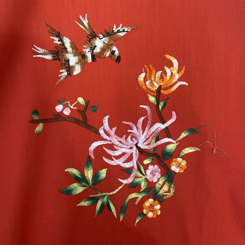 Vintage red embroidered - vintage,
