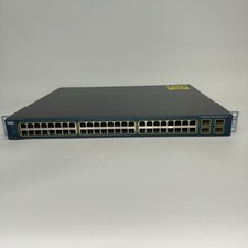 Cisco Catalyst 3560 WS-C3560-48PS-S 48-Port PoE Switch with 4 SFP Ports Layer 3