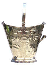 Antique victorian brass coal - antique,