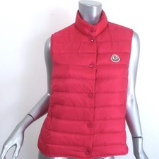 Moncler Liane Packable Down Puffer Vest Fuchsia Size 2