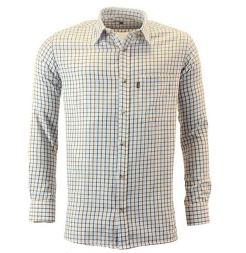 Game tattersall shirt brown - game,