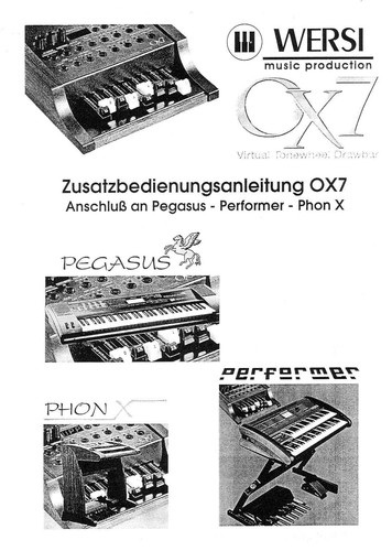 Wersi ox7 and micro - ba,