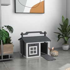 PawHut Rabbit Hutch, Cat House