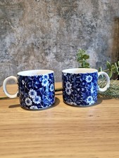 Burleigh Ironstone Cups Calico
