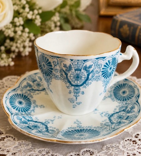 Stunning wileman foley teacup - foley,