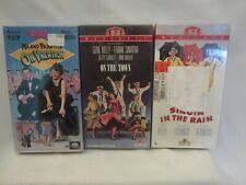 SINGING IN THE RAIN Me Ma Pa Kettle on Vacation  On The Town Gene Kelly VHS NEW